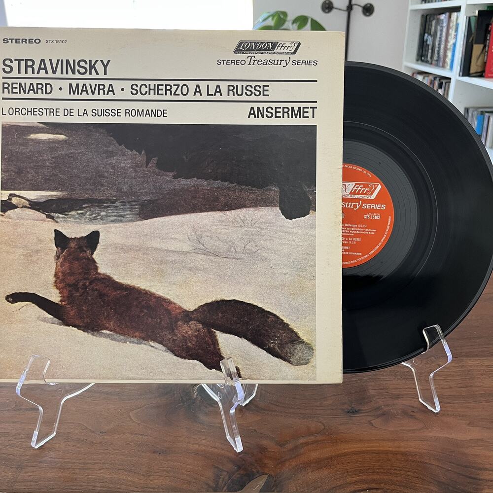 Stravinsky Renard Mavra Scherzo A La Russe Ansermet Vinyl LP London STS.15102